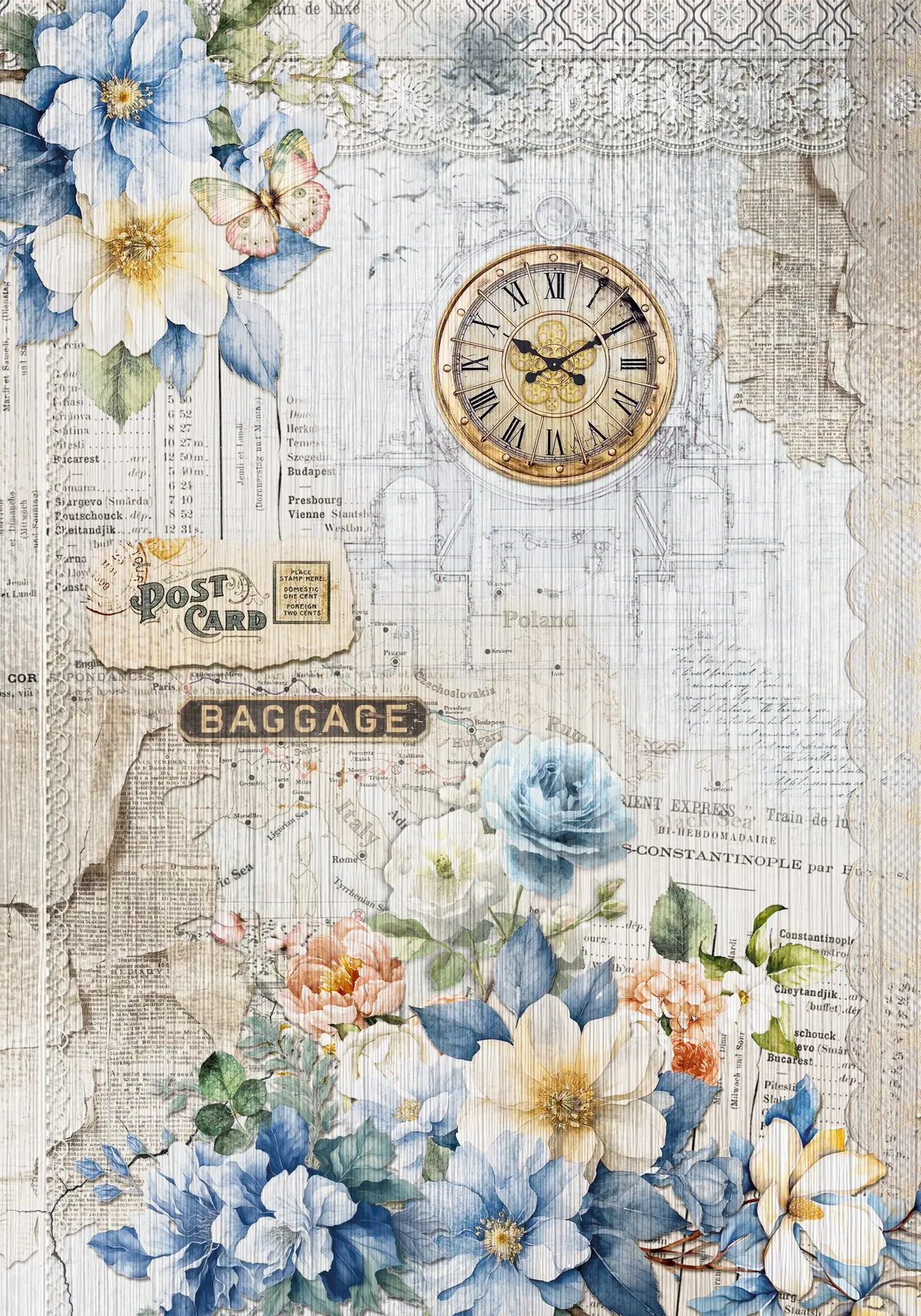 Deluxe Paper Silver & Vellum Dual Pack A4 Mixed 6/Pkg Eastern Journey 1