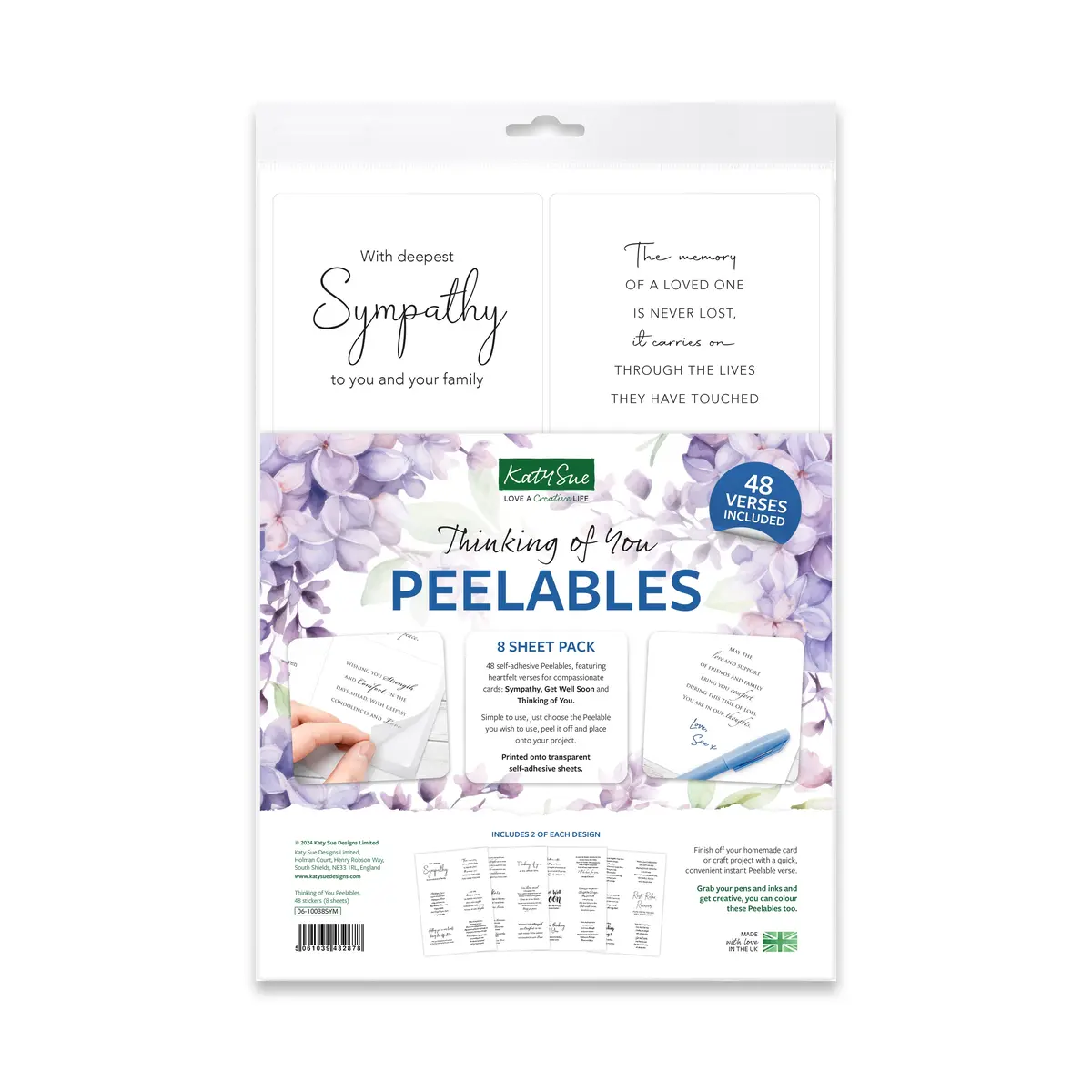 Thinking Of You Peelables, 48 Stickers 1