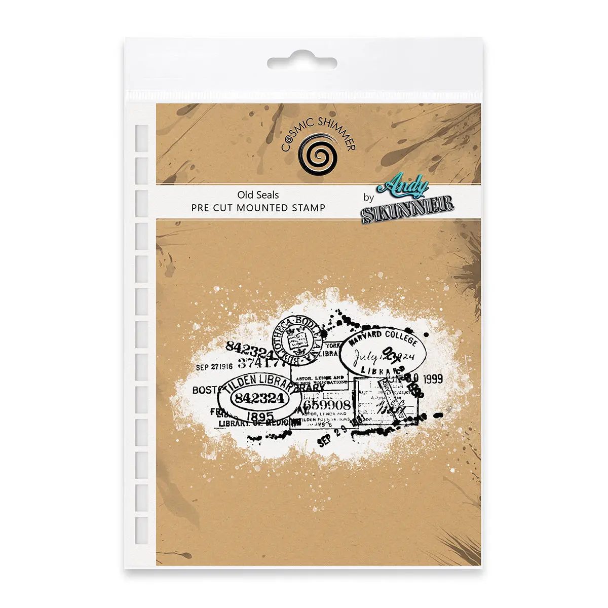 Old Seals Pre Cut Rubber Stamp Set By Andy Skinner 1