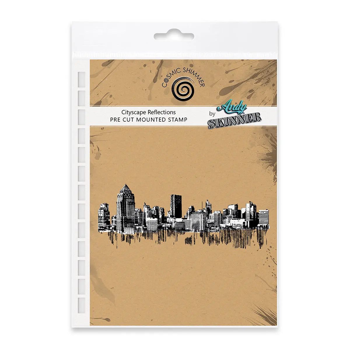 Cityscape Reflections Pre Cut Rubber Stamp Set By Andy Skinner 1