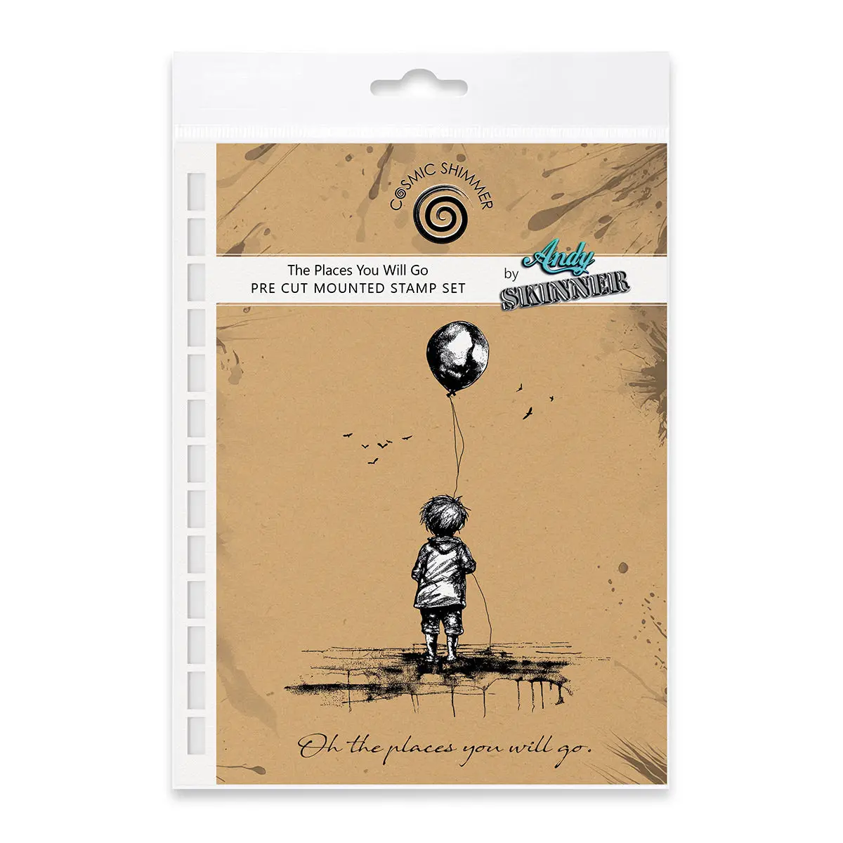 The Places You Will Go Pre Cut Rubber Stamp Set By Andy Skinner 1