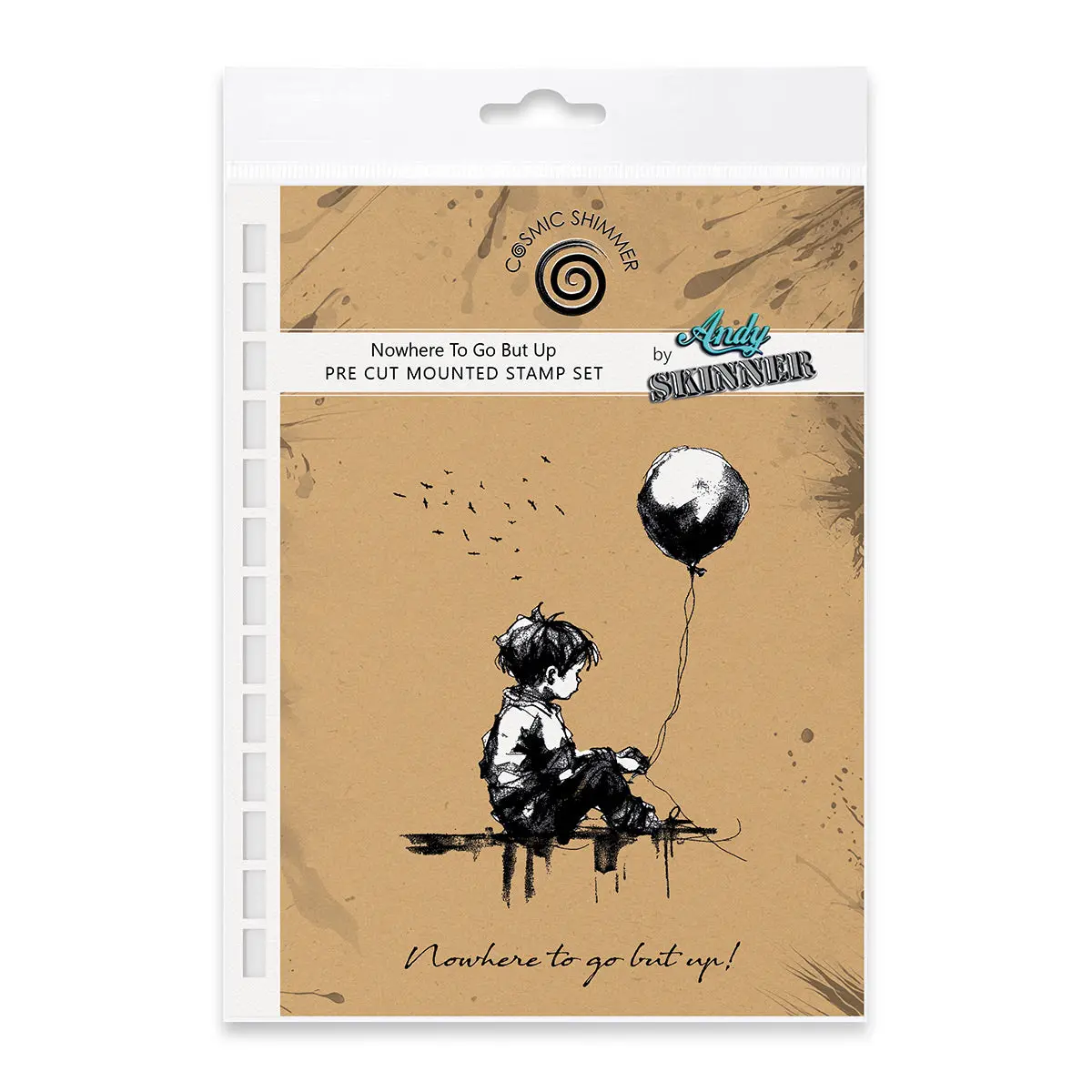 Nowhere To Go But Up Pre Cut Rubber Stamp Set By Andy Skinner 1