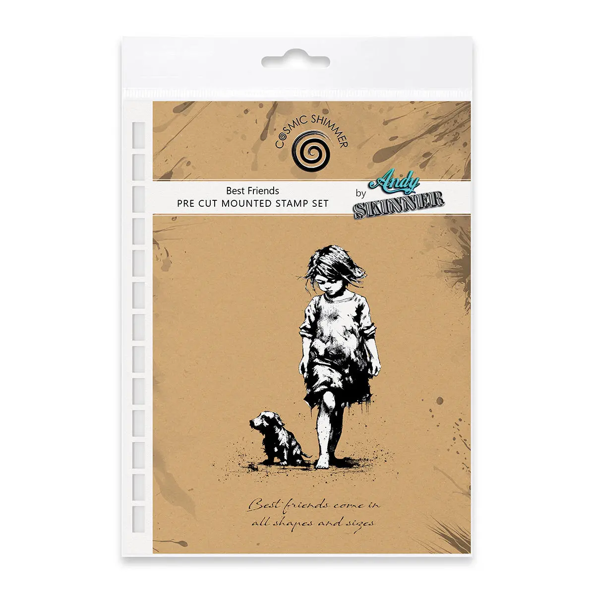 Best Friends Pre Cut Rubber Stamp Set By Andy Skinner 1