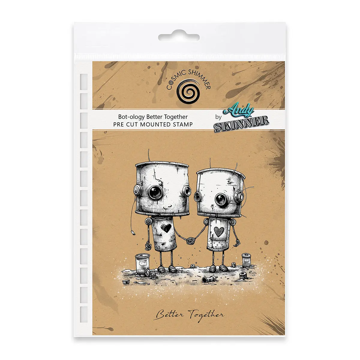 Bot-Ology Better Together Pre Cut Rubber Stamp Set By Andy Skinner 1