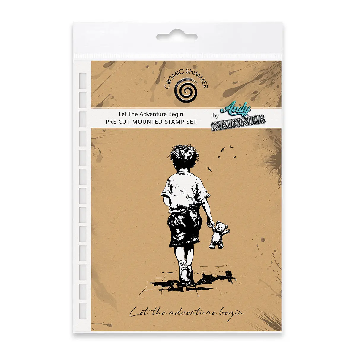 Let The Adventure Begin Pre Cut Rubber Stamp Set By Andy Skinner 1