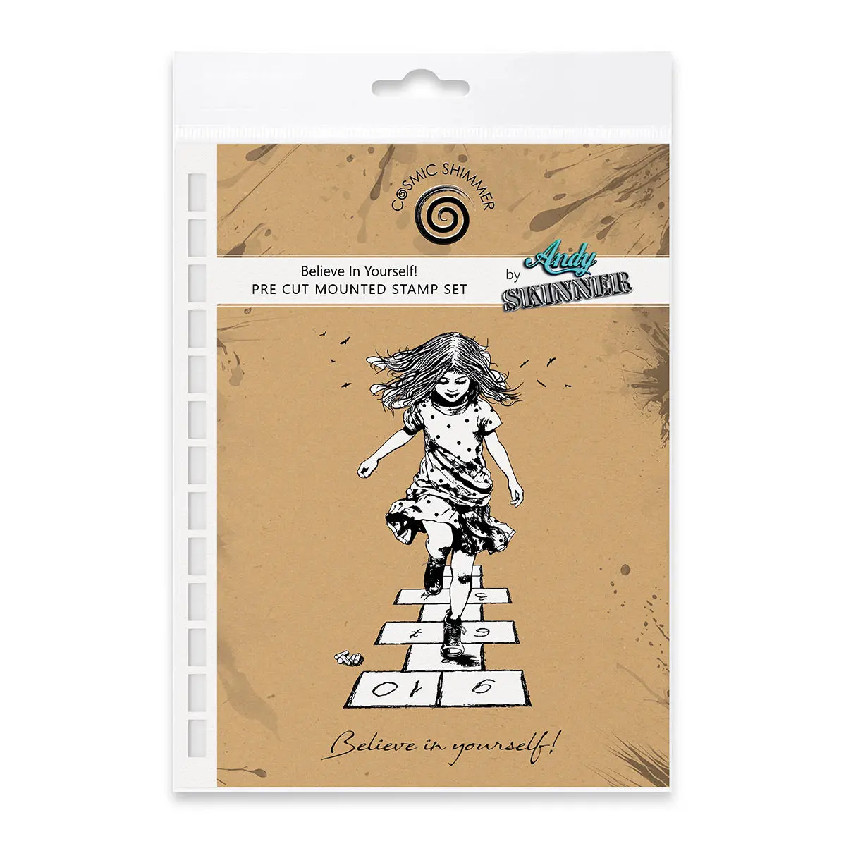 Believe In Yourself! Pre Cut Rubber Stamp Set By Andy Skinner 1
