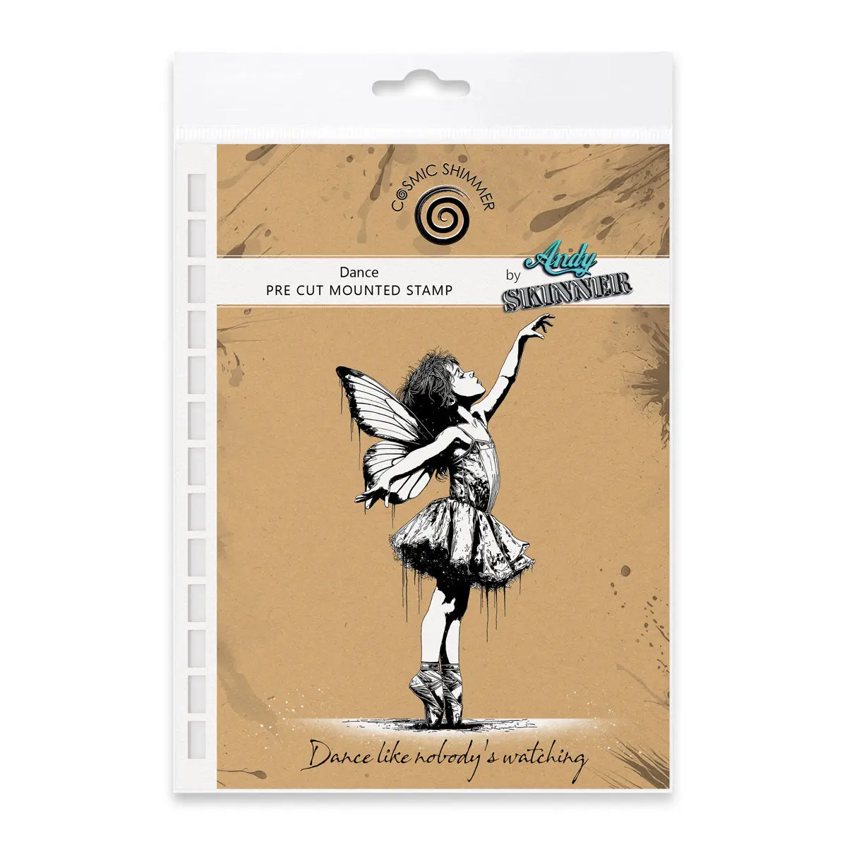 Cosmic Shimmer Dance Pre Cut Rubber Stamp Set By Andy Skinner 1