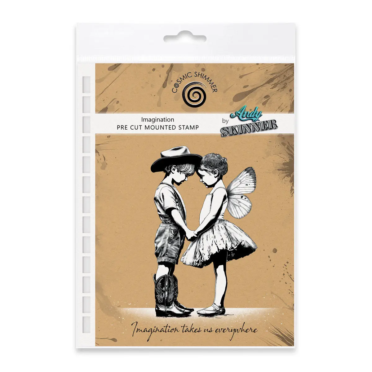 Cosmic Shimmer Imagination Pre Cut Rubber Stamp Set By Andy Skinner 1