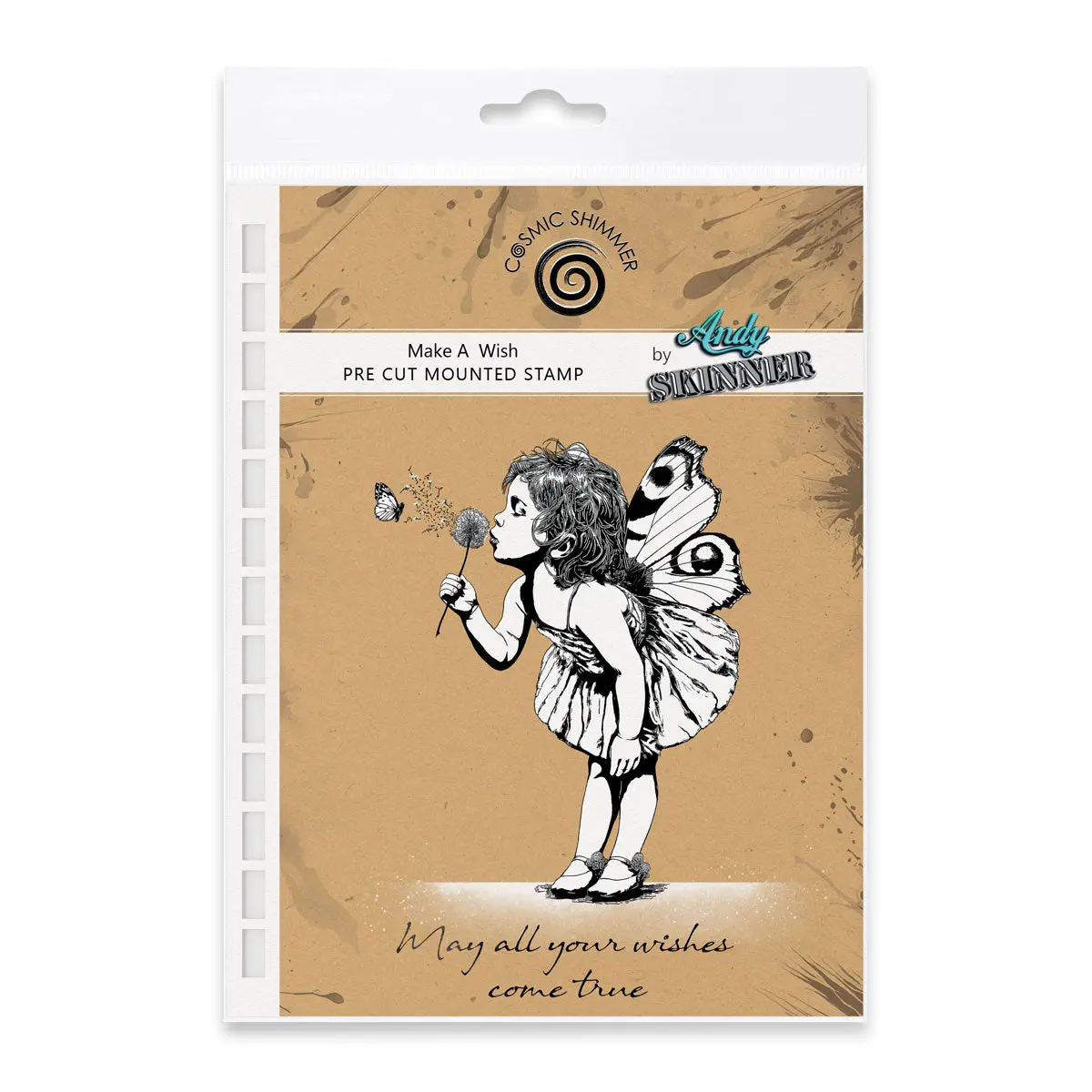 Cosmic Shimmer Make A Wish Pre Cut Rubber Stamp Set By Andy Skinner 1