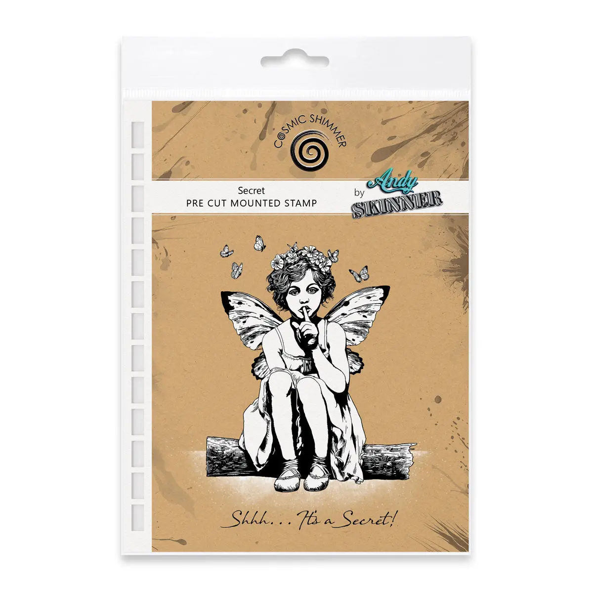 Cosmic Shimmer Secret Pre Cut Rubber Stamp Set By Andy Skinner 1