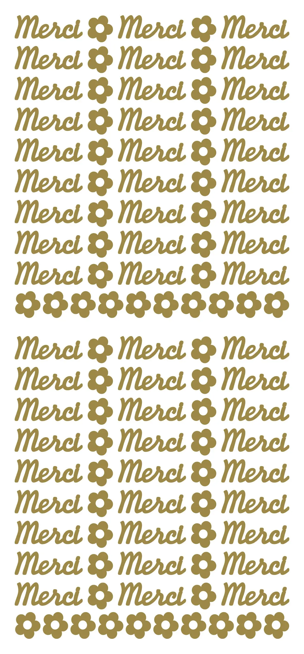Peel Off Stickers - Merci 1
