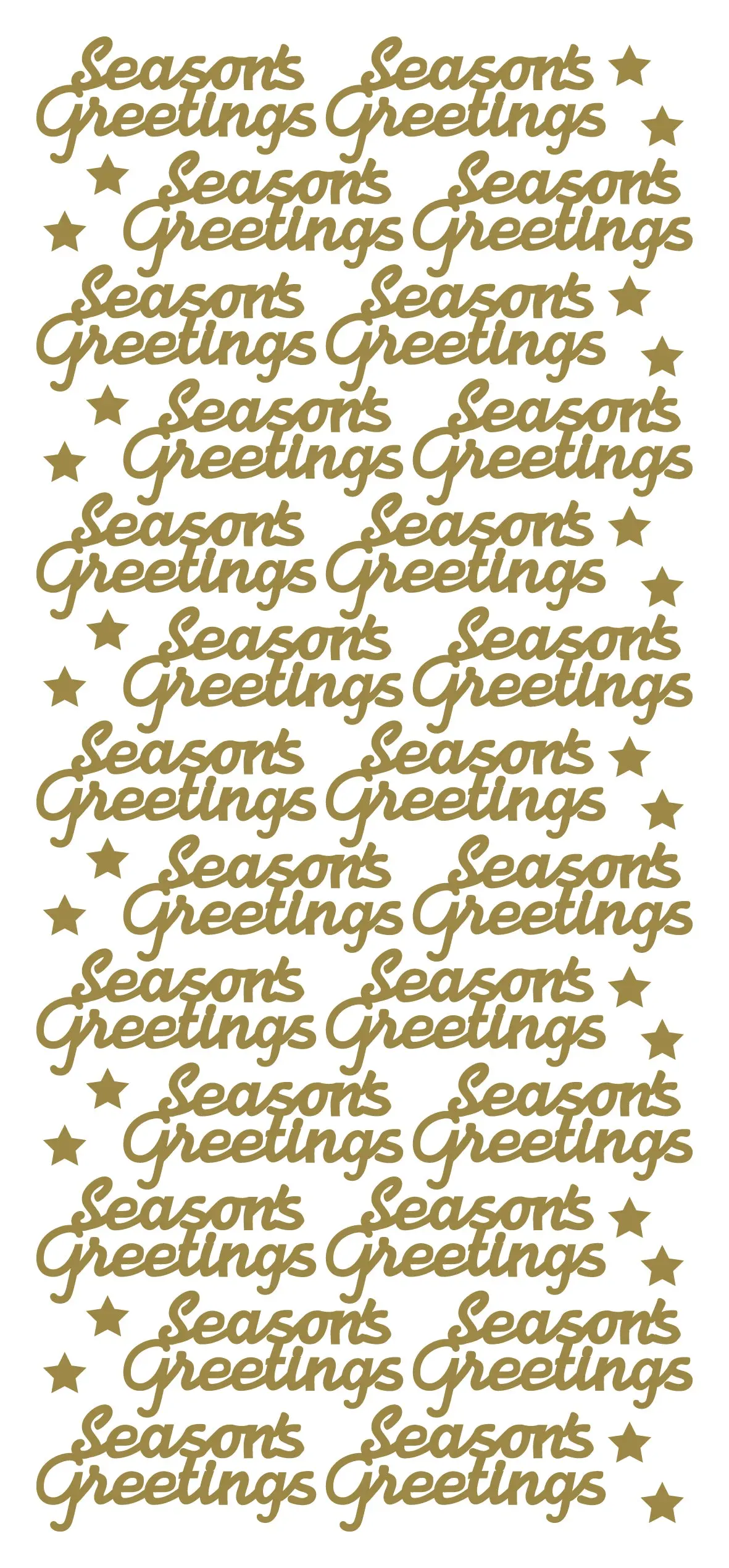 Peel Off Stickers - Seasons Greetings 1