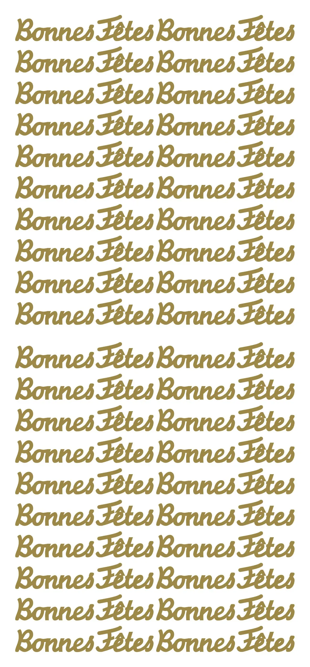Peel Off Stickers - Bonnes Fêtes 1
