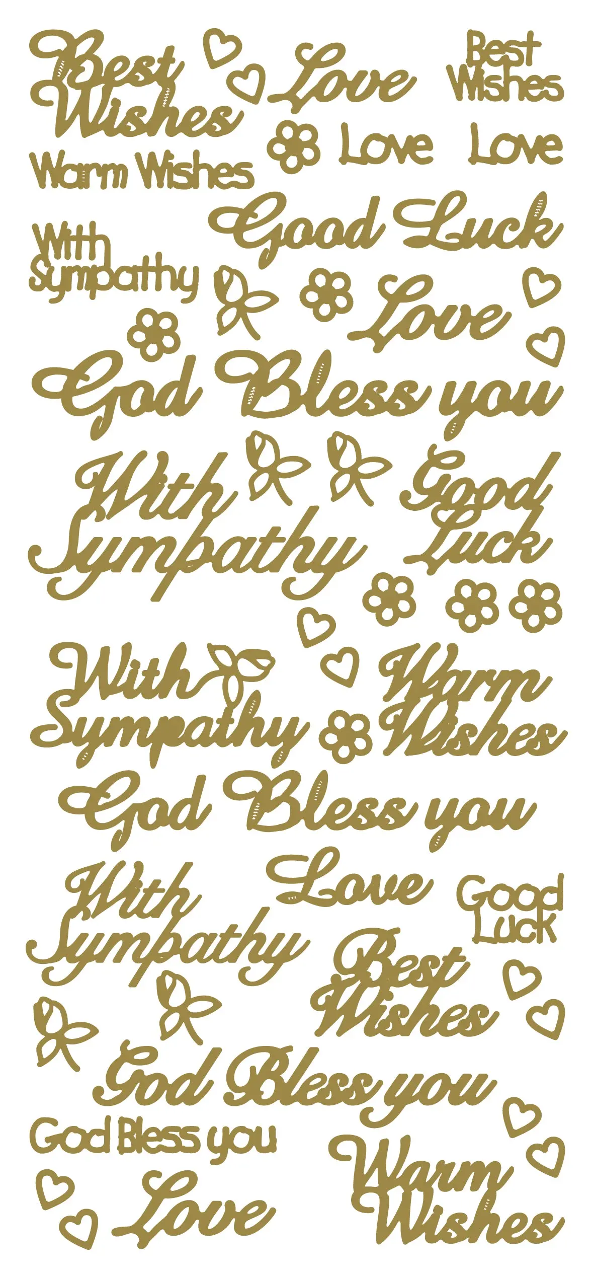 Peel Off Stickers - Warm Wishes 1