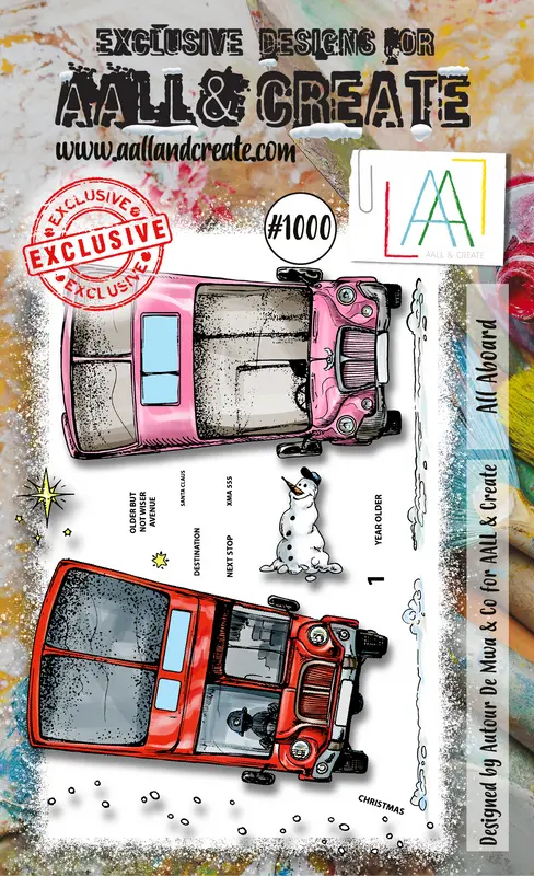 Aall And Create A6 Stamp Set - #1000 - All Aboard 1