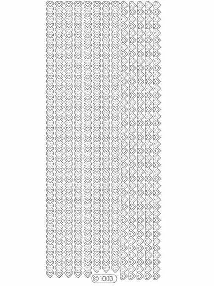 Deco Stickers - Heart Border 1