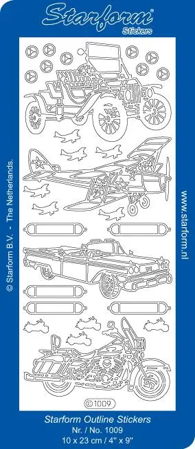 Deco Stickers - Cars, Plane & Motorcycle 1