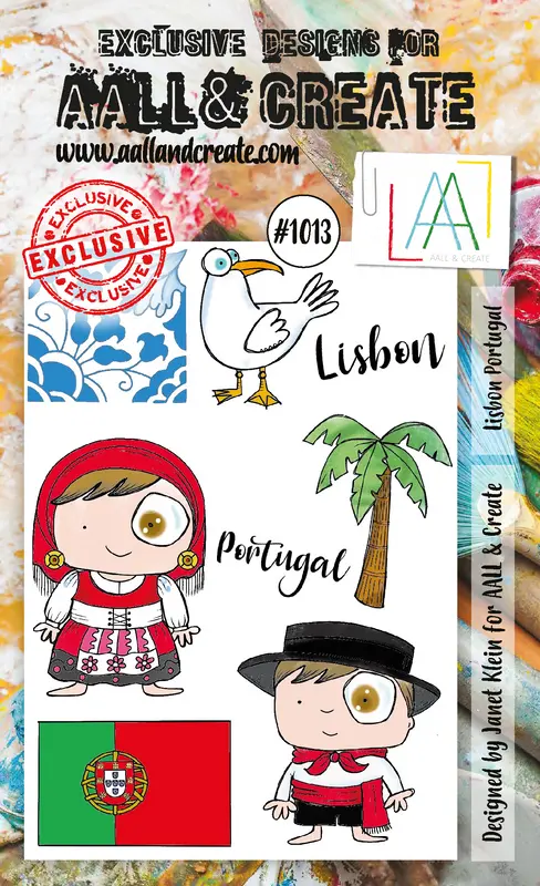Aall And Create A6 Stamp Set - #1013 - Lisbon Portugal 1