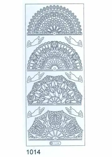 Deco Stickers - Decorative Fans 1