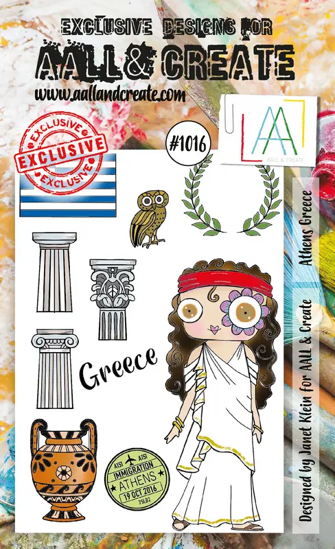 Aall And Create A6 Stamp Set - #1016 - Athens Greece 1