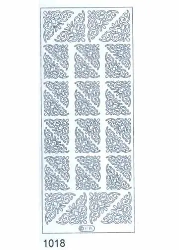 Deco Stickers - Small Corner Flowers 1