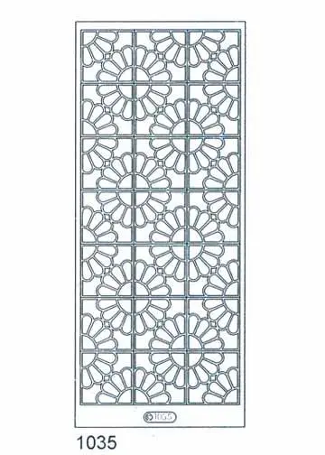 Deco Stickers - Flower Squares 1