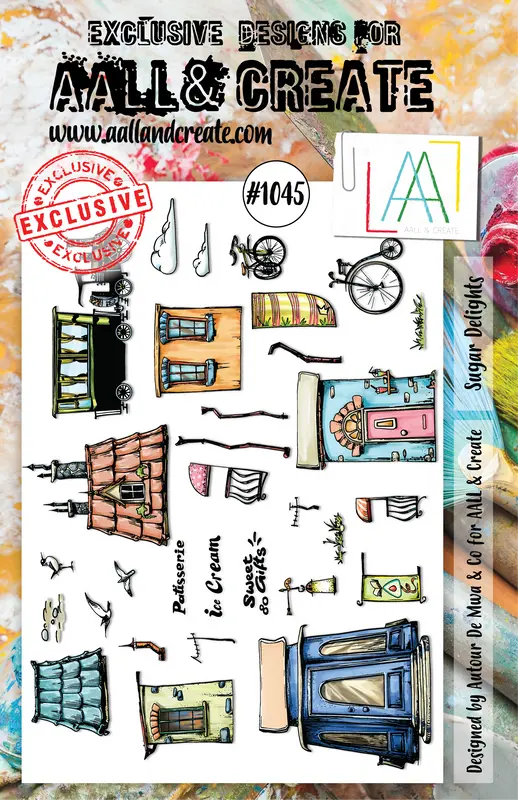 Aall And Create A5 Stamp Set - #1045 - Sugar Delights 1