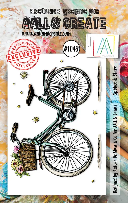 Aall And Create A7 Stamp Set - #1049 - Spokes & Stars 1