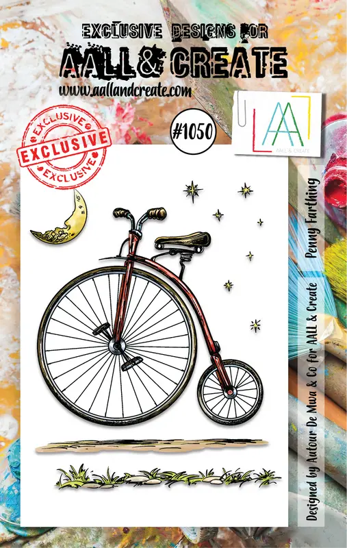 Aall And Create A7 Stamp Set - #1050 - Penny Farthing 1