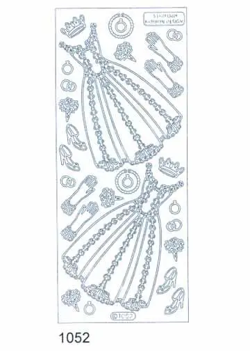 Deco Stickers - Princess Dress 1