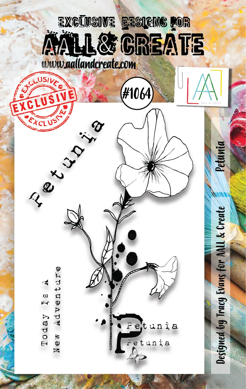 Aall And Create  A7 Stamp Set - 1064 - Petunia 1