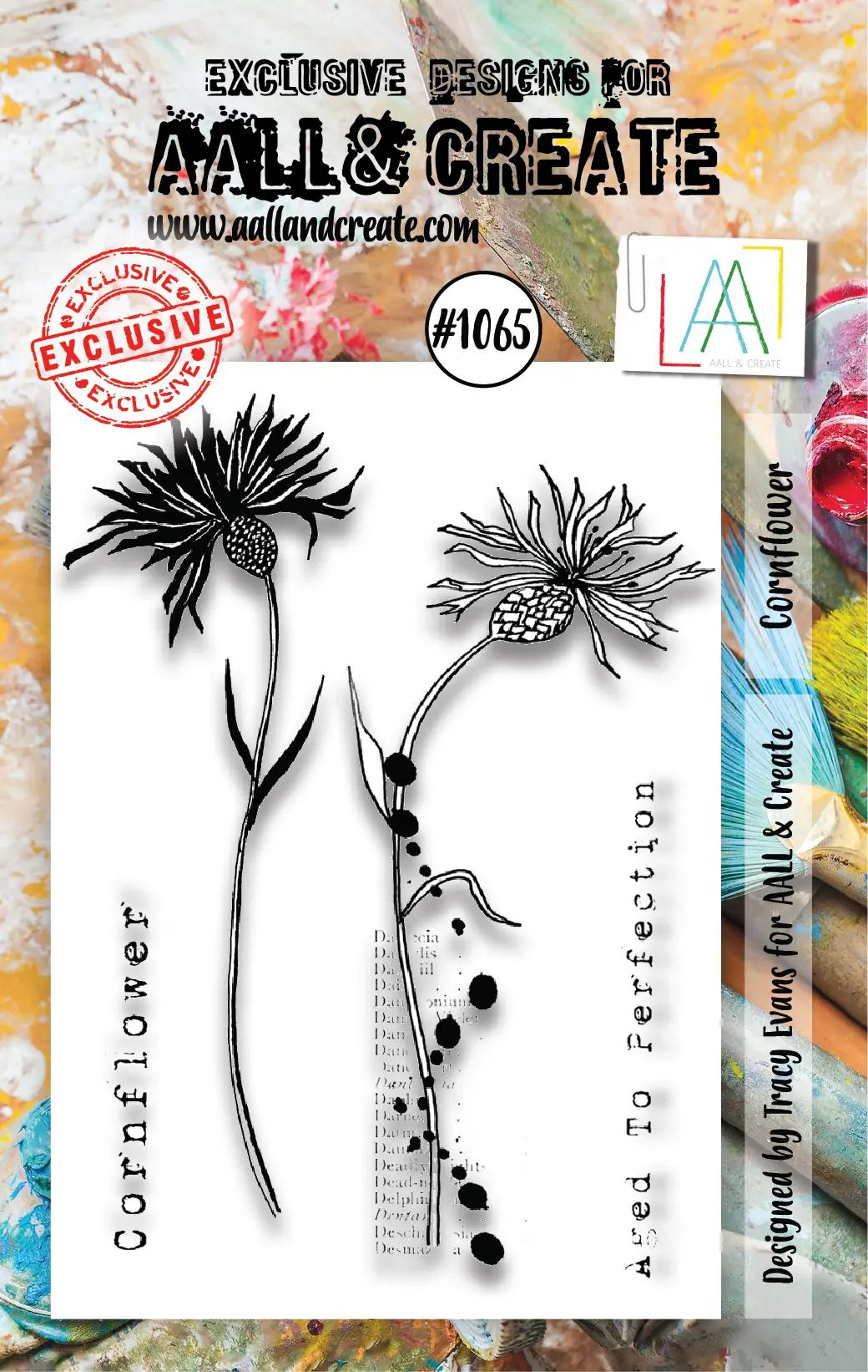Aall And Create  A7 Stamp Set - 1065 - Cornflower 1