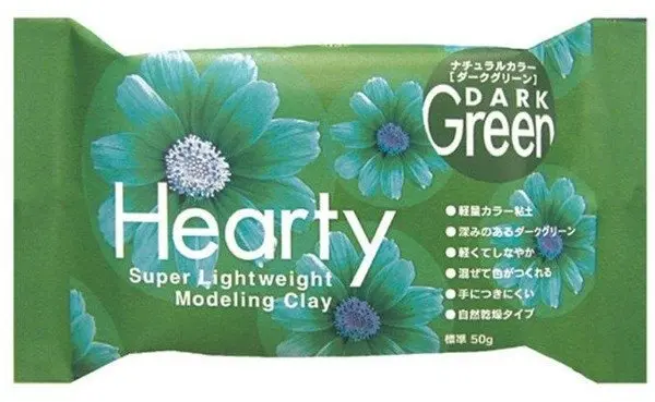 Hearty Soft Clay - Dark Green 50G 1