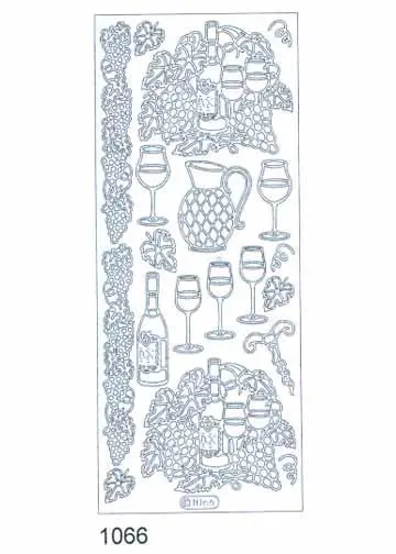 Deco Stickers - Wine & Grapes 1