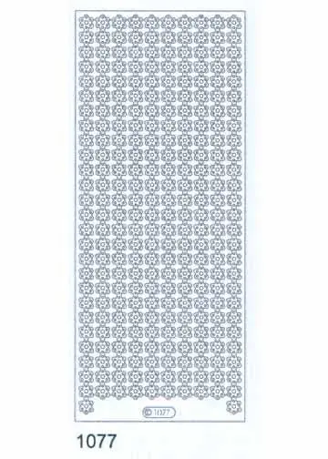 Deco Stickers - Flower Chain Border 1