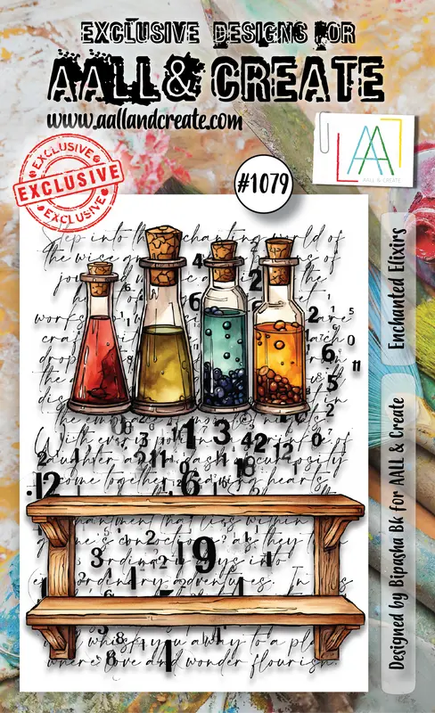 Aall And Create #1079 - A7 Stamp Set - Enchanted Elixirs 1