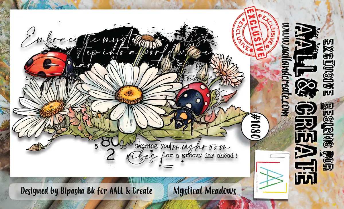 Aall And Create #1080 - A7 Stamp Set - Mystical Meadows 1