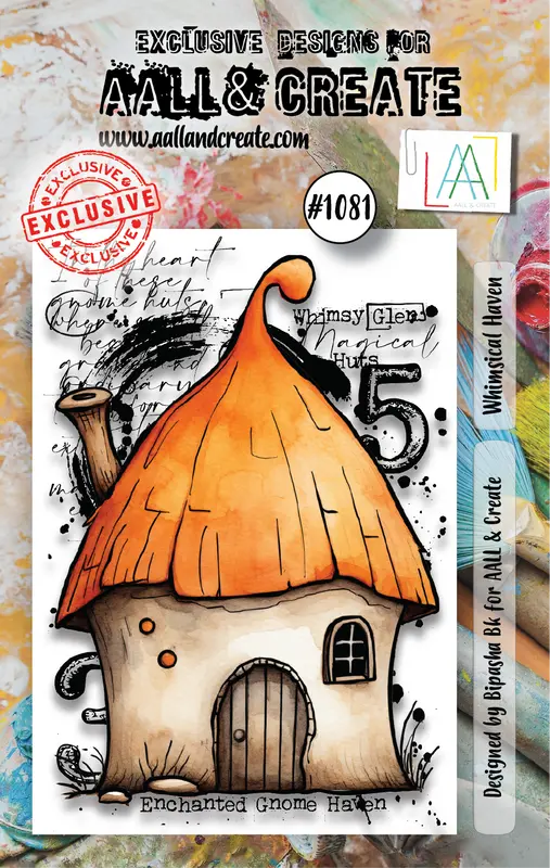 Aall And Create #1081 - A7 Stamp Set - Whimsical Haven 1