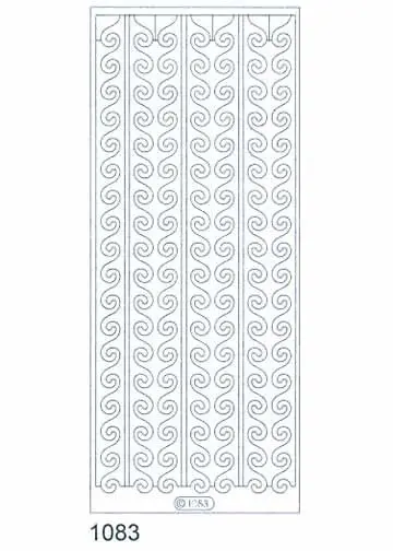 Deco Stickers - Swirl Border 1