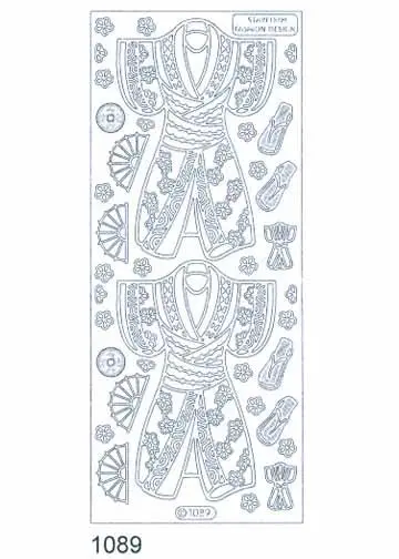 Deco Stickers - Kimono 1