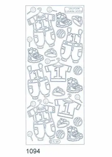 Deco Stickers - Toddler Clothes Boy 1