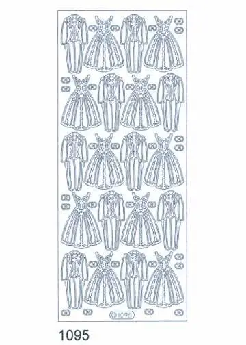 Deco Stickers - Tux & Gown 1