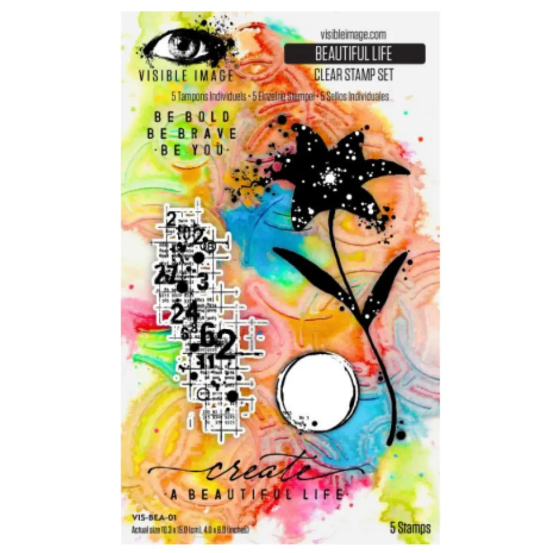Visible Image Beautiful Life 4In X 6In Stamp Set 1