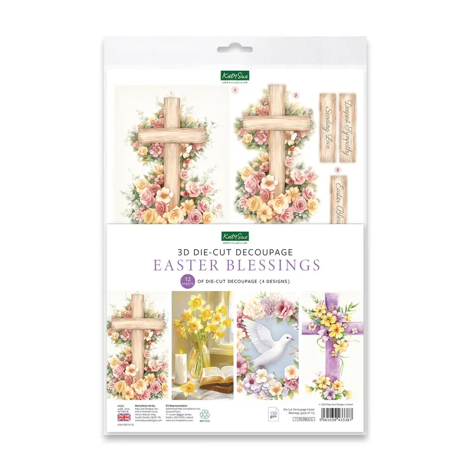 Die Cut Decoupage – Easter Blessings (Pack Of 12) 1