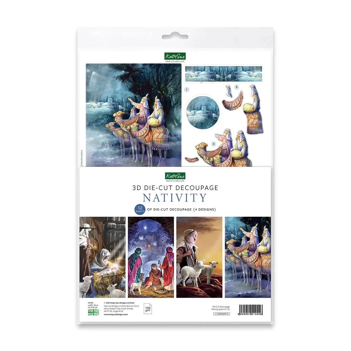 Die Cut Decoupage – Nativity (Pack Of 12) 1