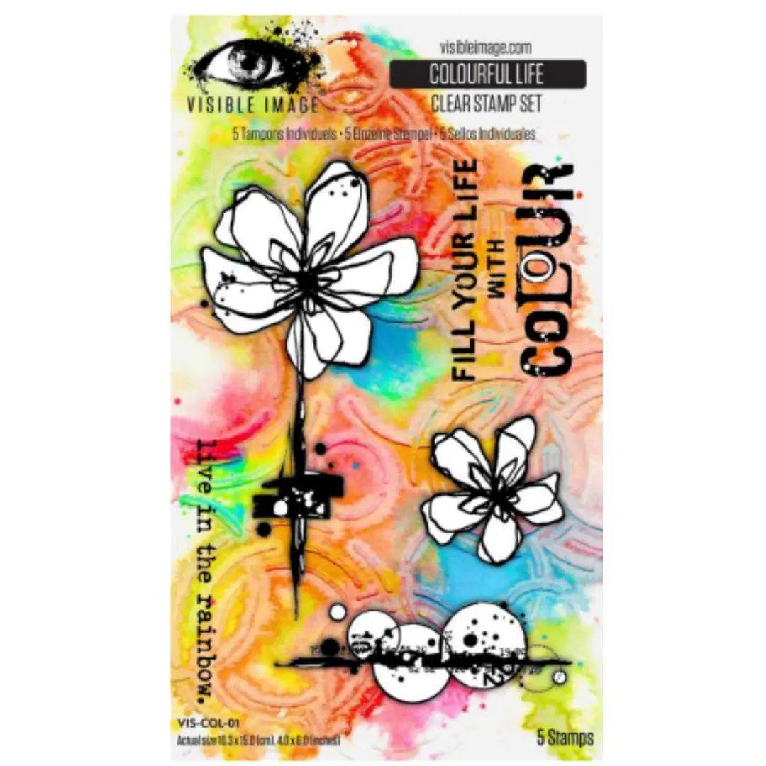 Visible Image Colourful Life 4In X 6In Stamp Set 1
