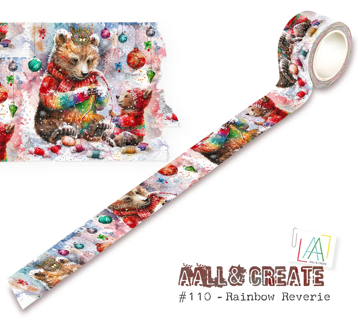 Aall And Create - Washi Tape - Rainbow Reverie 1