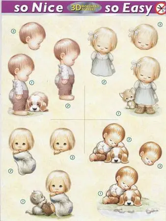 Morehead So Nice And Easy (4) -  Girl And Kitty, Boy And Puppy 1