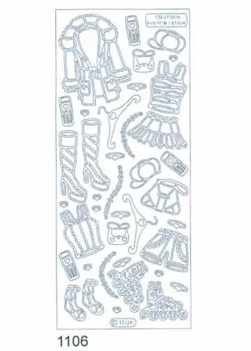 Deco Stickers - Teen Fashions 1