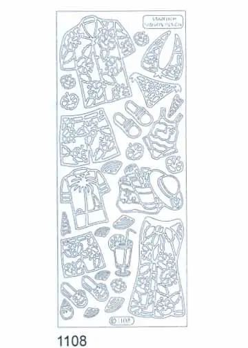 Deco Stickers - Beach Fashions 1